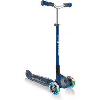 Самокат GLOBBER MASTER LIGHTS, складной Синий Самокат GLOBBER MASTER LIGHTS, складной Синий