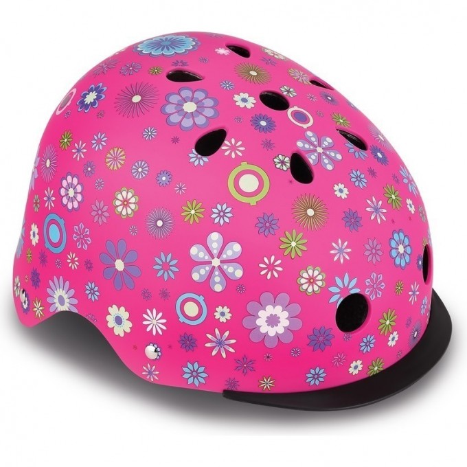 Шлем GLOBBER ELITE LIGHTS XS/S (48-53см) розовый 507-110-2