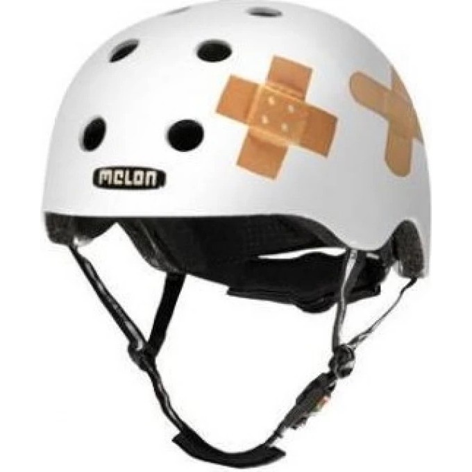 Шлем MELON XL-XXL, с рисунком PLASTERED WHITE 160303